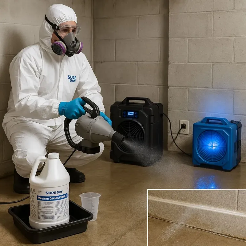 Sanitization and Odor Removal process in Tucker, GA